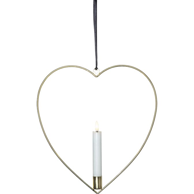 Inomhusdekoration Star Trading Flamme Heart Vägg