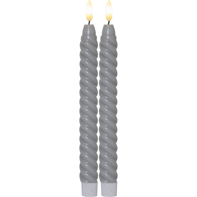 Antikljus Star Trading Flamme Swirl LED 2-pack