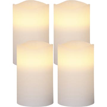 Blockljus Star Trading May LED 4-pack