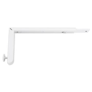 Gardintillbehör Kirsch Förstärkt Vinkel Elite-Skena Stöd Vit 20-30cm