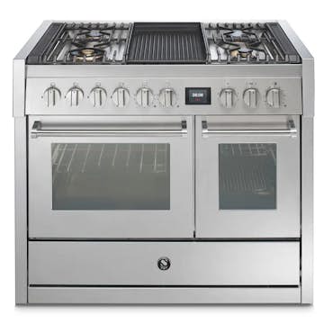 Gasolspis Steel Genesi Combi-Steam 100cm Rostfri med Två Ugnar