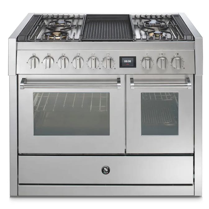 Gasolspis Steel Genesi Combi-Steam 100cm Rostfri med Två Ugnar