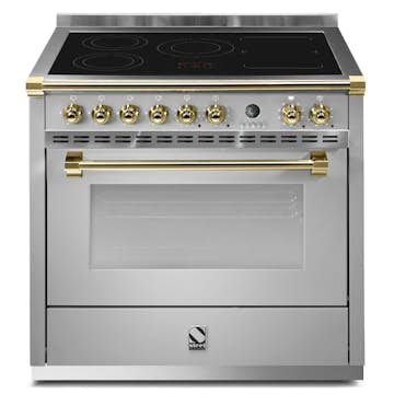 Induktionsspis Steel Ascot Combi-steam 90 cm