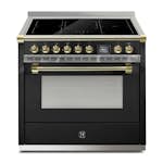 Induktionsspis Steel Ascot Combi-steam 90 cm