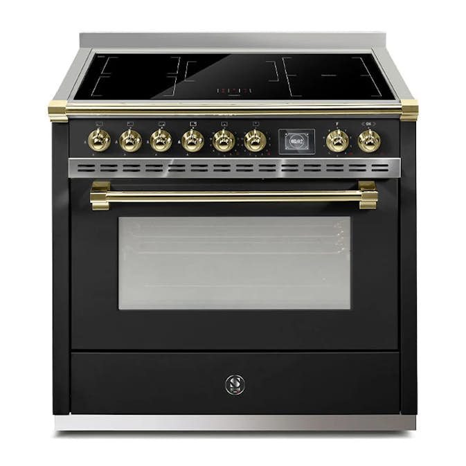 Induktionsspis Steel Ascot Combi-steam 90 cm