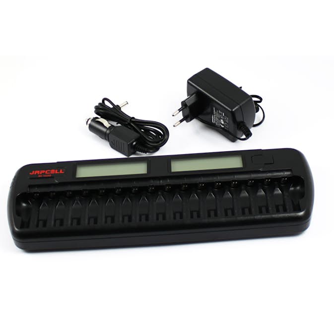 Batteriladdare Japcell BC-1600 Med LCD-display För AA/AAA-batterier