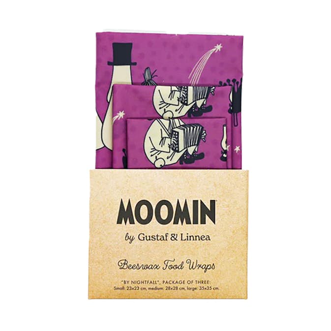 Bivaxinpackningar Gustaf & Linnea Moomin För Livsmedel 3-pack