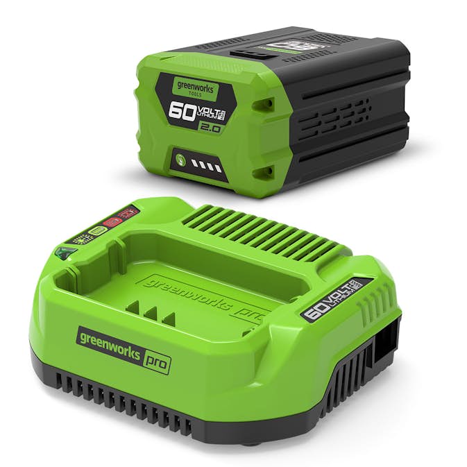 Startpaket Greenworks GSK60B2 60V Med Universalladare & Batteri 2Ah