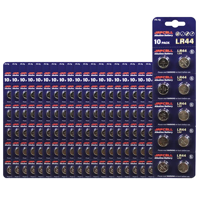 Batteri Japcell Alkaline LR44/A76/AG13/LR1154 Knapcell 200 St