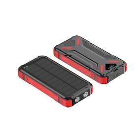 Powerbank Japcell Solcellsdriven Outdoor 20000 mAh Flexibel Laddning
