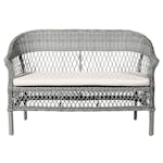 Trädgårdssoffa VILA Hven Rottingsoffa med Dyna i Sandfärg