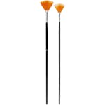 Penslar Creativ Company Gold Line Fläkt Nr. 4+8 Långa Skaft 2 St/1 Förp