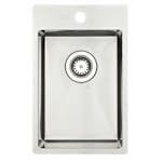 Diskho Lavabo Kubus 280 Soft Rostfri Enkel med Bottenventil & Vattenlås