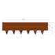Kantskydd Skotte Garden Svart 26X100 cm 4-Pack
