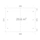 Carport Palmako Robert 20,6 m2