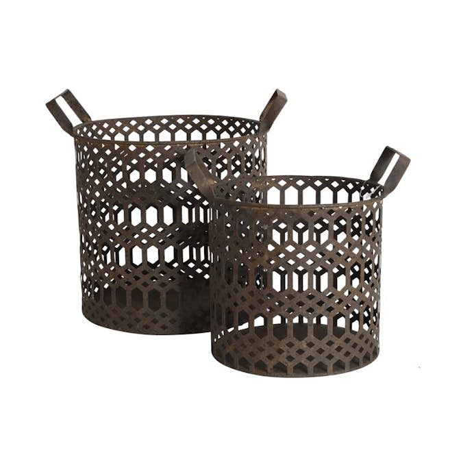 Ytterkruka Stjernsund Rost/Korg H26/21 D22/16 2-pack