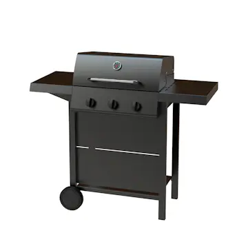 Gasolgrill Dose Barbeque 3 Brännare Svart