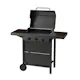Gasolgrill Dose Barbeque 3 Brännare Svart