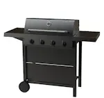 Gasolgrill Dose Barbeque 4 Brännare Svart