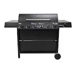 Gasolgrill Dose Barbeque 6+1 Brännare Svart