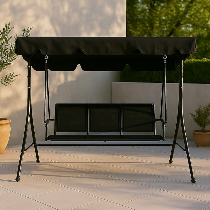 Hammock Venture Home Montreal Utomhus med 3 Sittplatser, Stål/Polyester