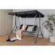 Hammock Venture Home Montreal Utomhus med 3 Sittplatser, Stål/Polyester