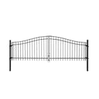 Grind Skotte Garden Populär Dubbel Svart 360x90/120 cm