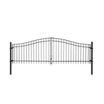 Grind Skotte Garden Populär Dubbel Svart 360x90/120 cm