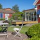 Ändstolpe Skotte Garden Utsikt