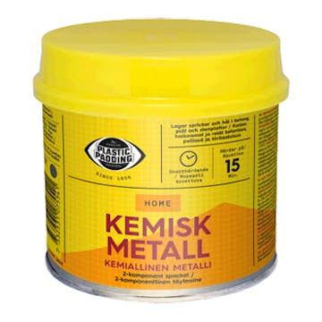Spackel Plastic Padding Kemisk Metall 460ml