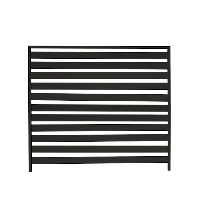 Aluminiumstaket Skotte Garden Rand Svart