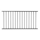 Staket Skotte Garden Klassisk 180x90 cm Svart