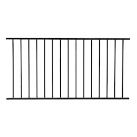 Staket Skotte Garden Klassisk 180x90 cm Svart