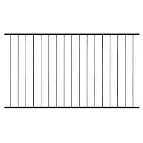 Staket Green Land Garden Aluminium Svart