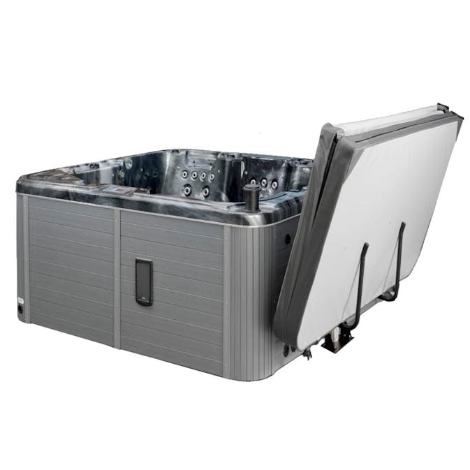 Locklyftare Relata Easy Svart till Spabadslock med Gasfjädrar