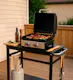 Grillvagn Easy Cooking Svart Arbetsyta Till Grillen