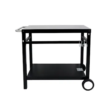 Grillvagn Easy Cooking Svart Arbetsyta Till Grillen
