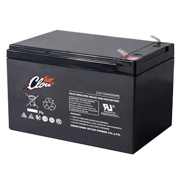 Batteri Clou 12120 AGM Underhållsfritt 12 Ah/12 V F2