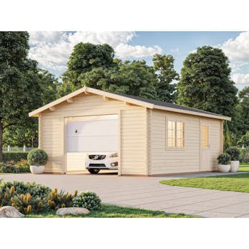 Garage Palmako Roger 23,9 m2 med Takskjutport