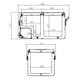Campingkyl Frezzer Pro Dual 115L 12/24V 230V med Frys