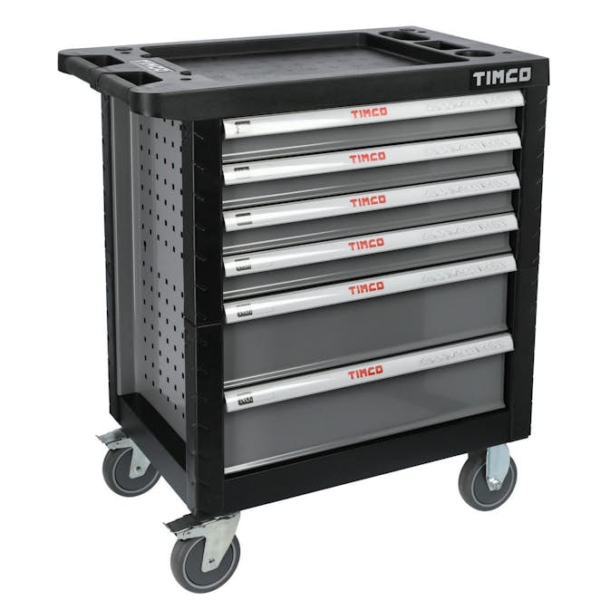 Verktygsvagn Timco 6 ltk 220-delad med Verktyg Grå