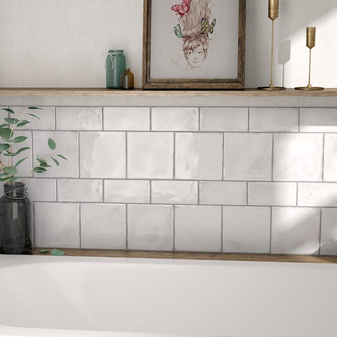 Kakel Konradssons Splendours White Vit 15x15 cm