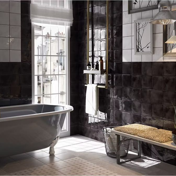 Kakel Konradssons Splendours Black Svart 15x15 cm