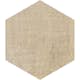 Klinker Konradssons Terra Ocra Ljusbrun Hexagon 22x25 cm