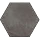 Klinker Konradssons Terra Nero Svart Hexagon 22x25 cm