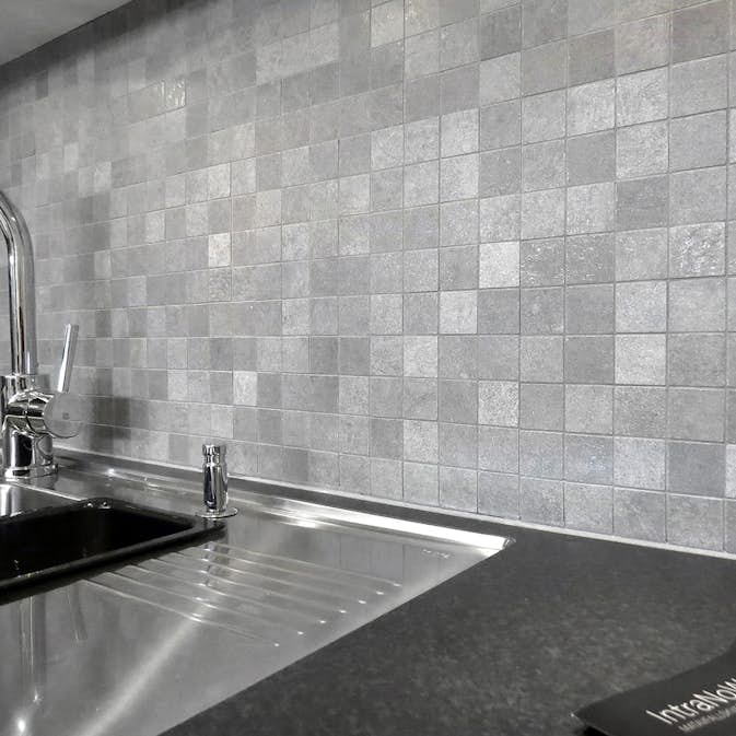 Mosaik Konradssons Genisis Loft Mineral Grå 3x3 cm