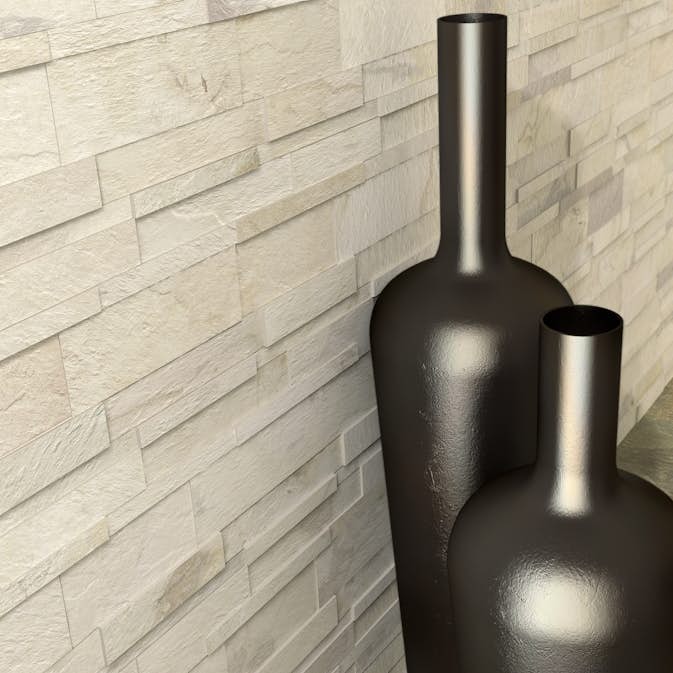 Mosaik Konradssons Nat White Vit Stav 30x60 cm