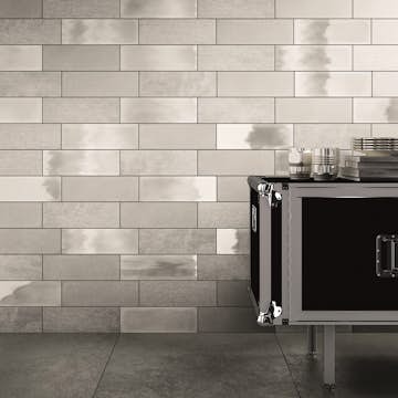 Kakel Konradssons Diesel Camp Rock Vit 10x30 cm