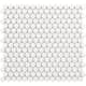 Mosaik Konradssons Tech Penny Vit Blank 29,4x32 cm