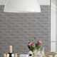 Kakel Konradssons Calx Grigio Grå Blank 10x30 cm